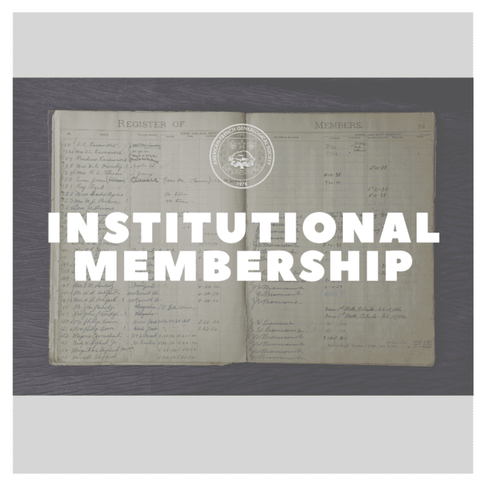AFGS Institutional Membership