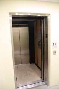 Elevator construction nearing completion December 2018